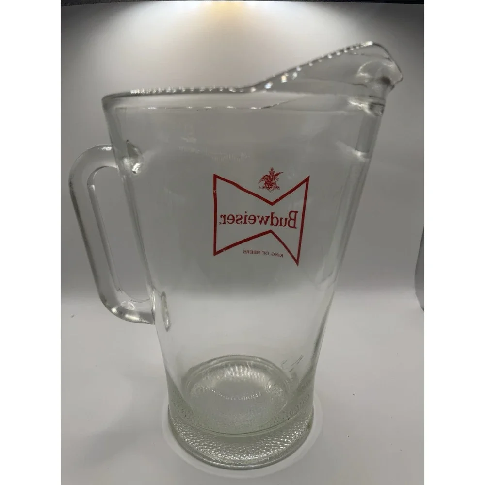 Budweiser logo breweriana pitcher